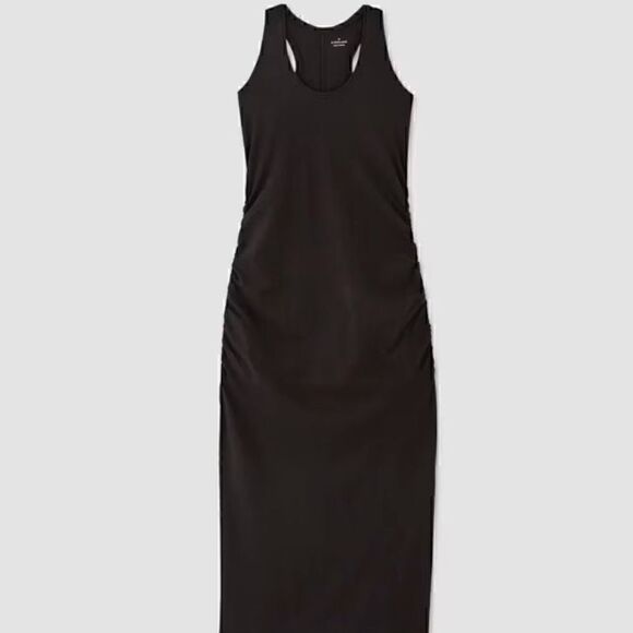 NEW Everlane The Form Racerback Dress Black Small - Picture 3 of 3